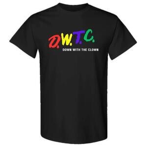Down With The Clown Funny Retro Graphic T-Shirt
